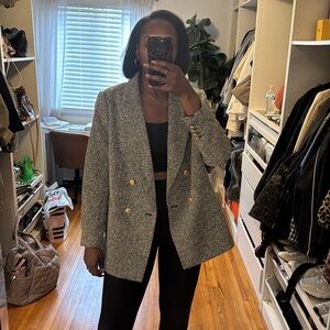 H&M Tweed-Like Blazer